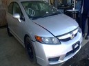 2009 HONDA CIVIC, LX MODEL, SILVER, 1.8L, AT.  A26272